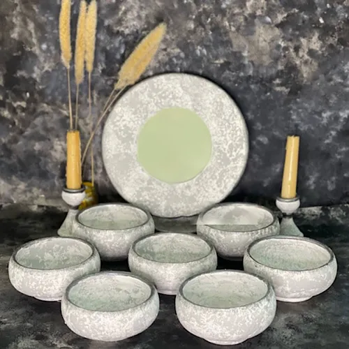 هفت سین ست سفید طوسی