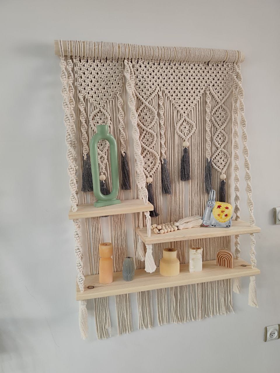 شلف مکرومه بافی